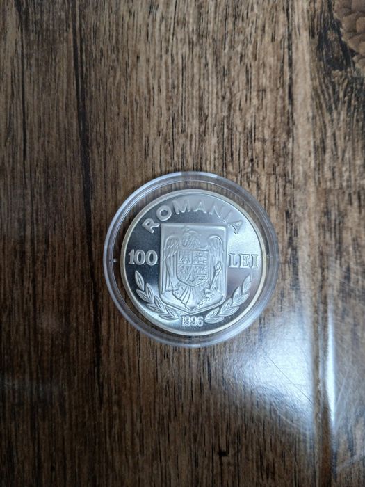 Moneda argint 925 Campionatul de Fotbal 1996