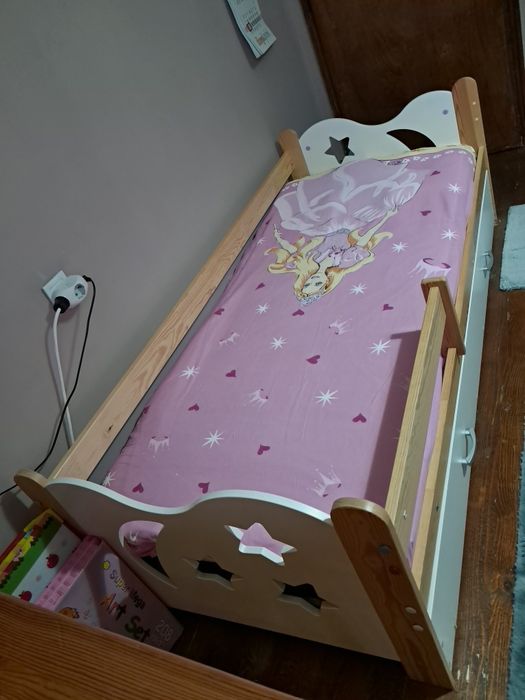 Голямо единично детско легло 180/80см