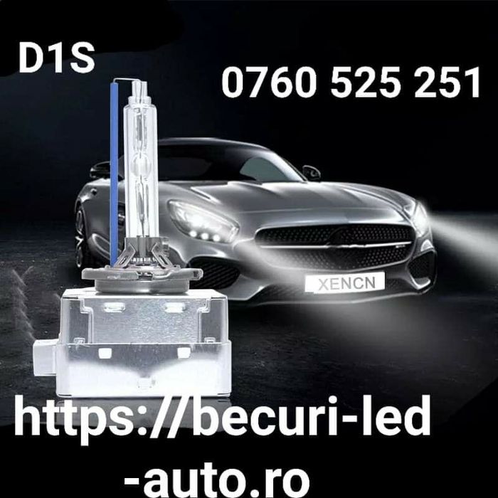 Set Becuri Xenon/Bixenon D1S/D3S 6000K/35Watti/5000Lm(Lumină Alb-Rece)