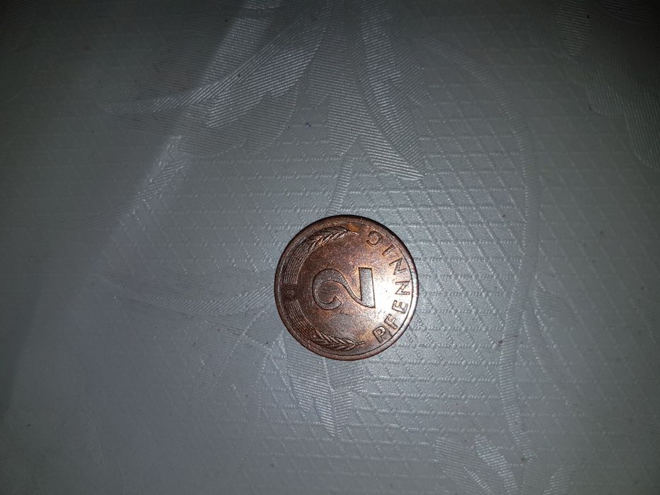 2 пфенига 1975 г.