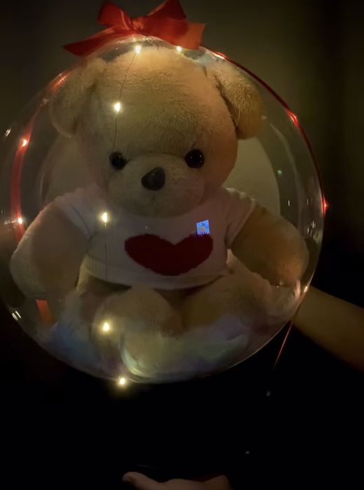 Подарок в шаре/баблс шар