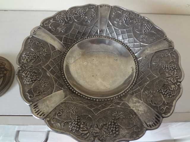 Метална ваза + купа от Германия