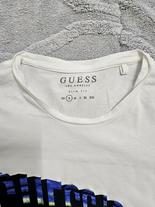 Бяла тениска Guess