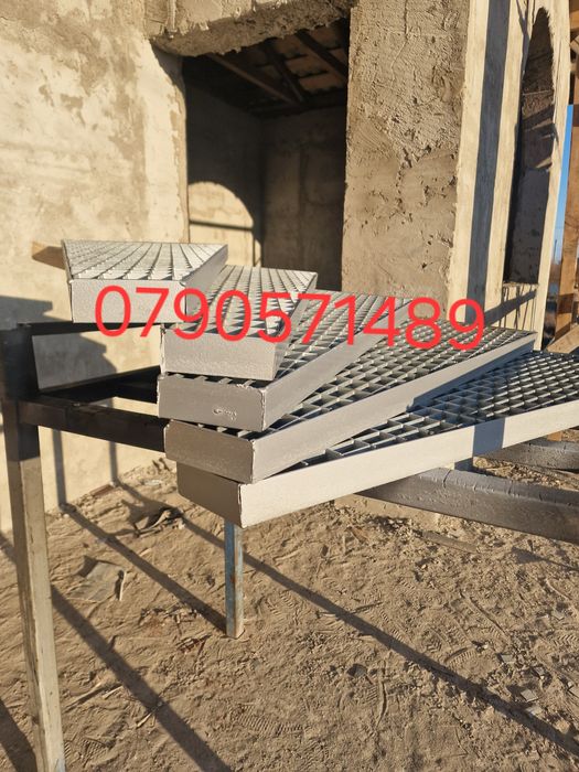 Trepte zincate galvanizate pentru spirala