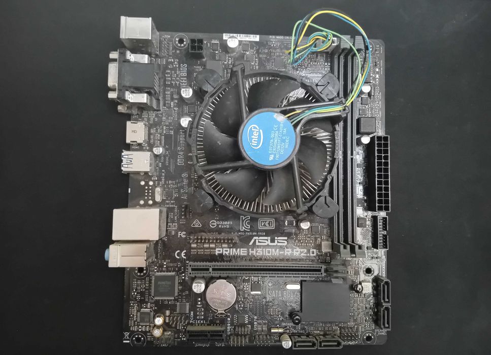 i5-9400F  + ASUS H310M-R R2.0 + Cooler Stock