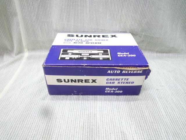 SUNREX CEA200 Cassette Car Stereo Tape Player Auto Reverse Casetofon OCEAN Masina Vintage Retro