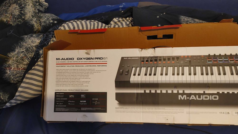 MIDI-клавиатура M-Audio Oxygen Pro 61 Black