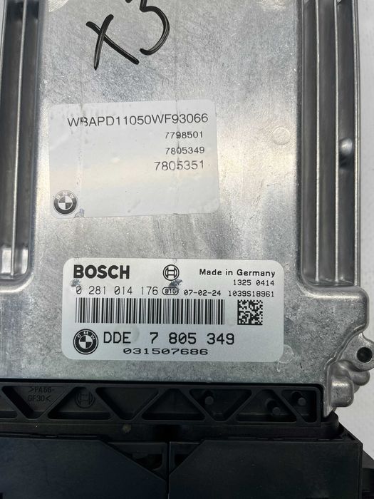Компютърът на двигателя BMW X3 E83 2.0D