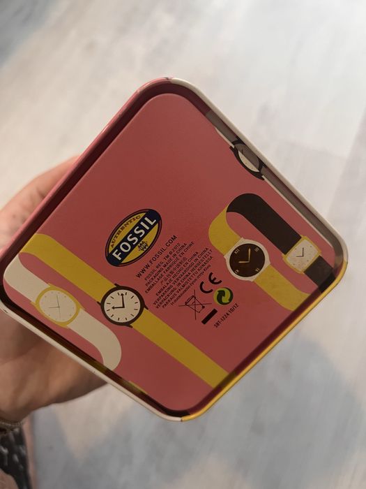 Ceas Fossil Decker , auriu , pietre, analog-digital