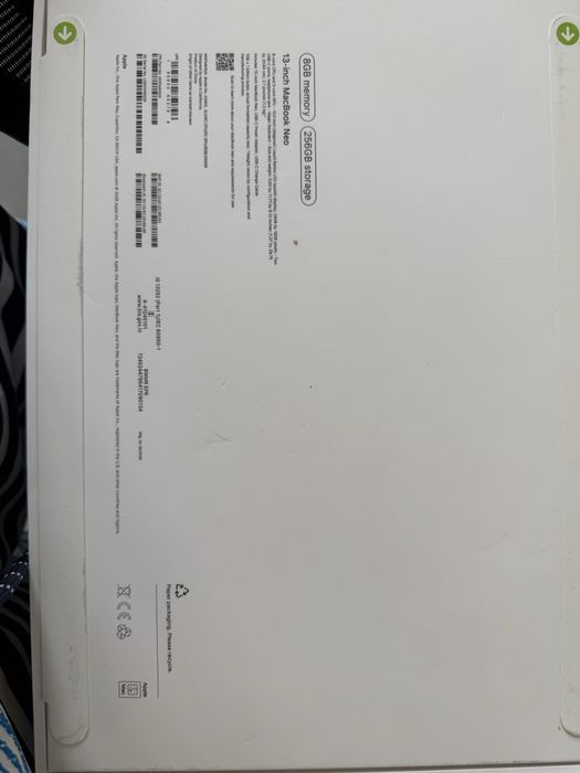 Macbook neo, 256/8