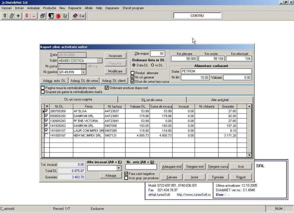 DistribNET 3.1 (program de gestiune-contabilitate) [Software PC]