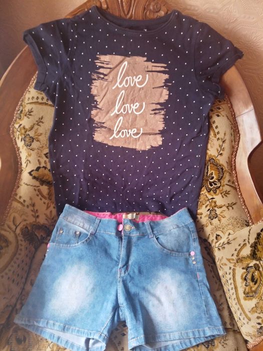 Комплект панталонки и тениска, 7 лв