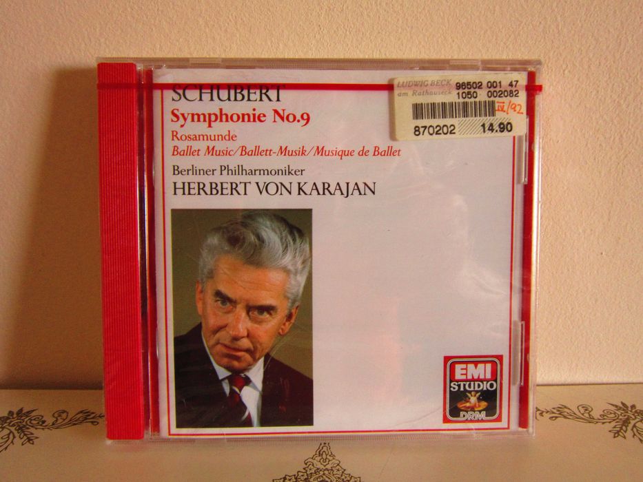 cadou rar cd Karajan Schubert Symphonie 9 "The Great" & Rosamunde