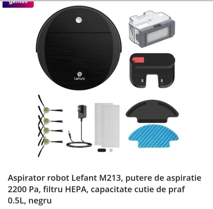 robot aspirator cu senzori