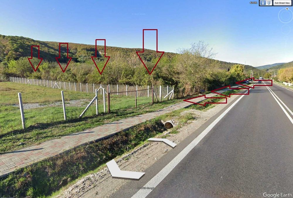 Teren intravilan–DN7 Bujoreni (zona Muzeul Satului) - Amplasament unic