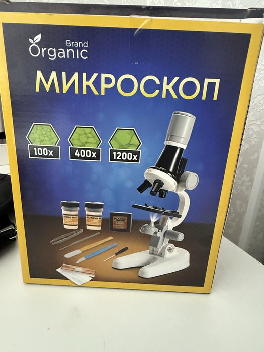 микроскоп детский  5000тенге новый