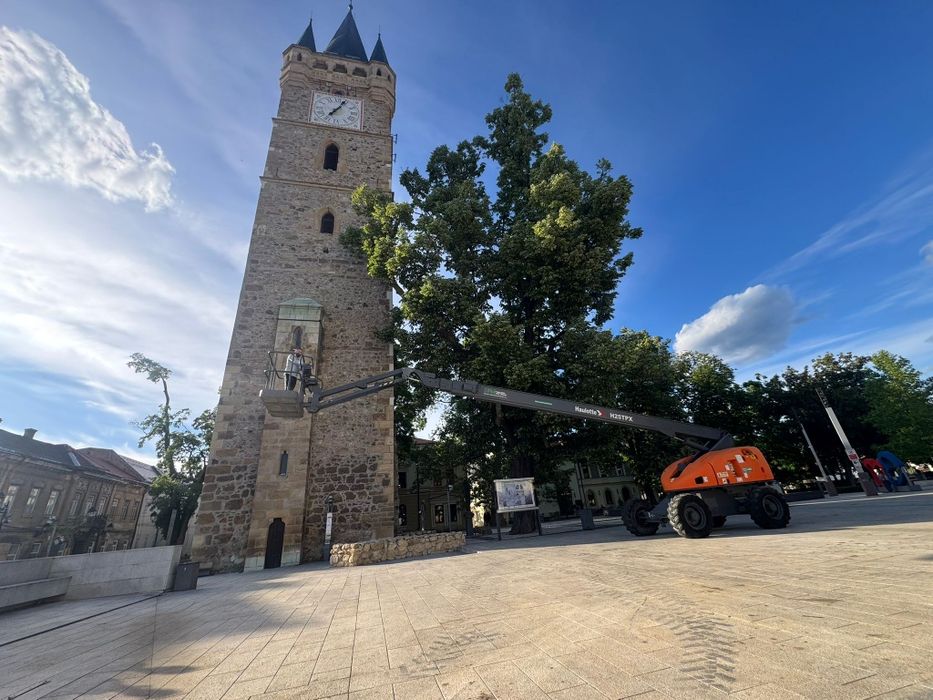 Inchirieri nacele Bistrita - nacela electrica si diesel, foarfeca 18m, brat 28m, ISCIR la zi, consultanta, mentenanta si service incluse