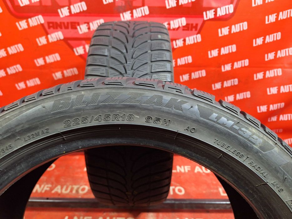 Anvelope de IARNA - 225/45/18 - BRIDGESTONE - 6.45 MM - DOT 2021 !