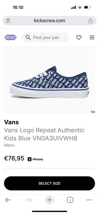 Vans детски сникърси 29 номер