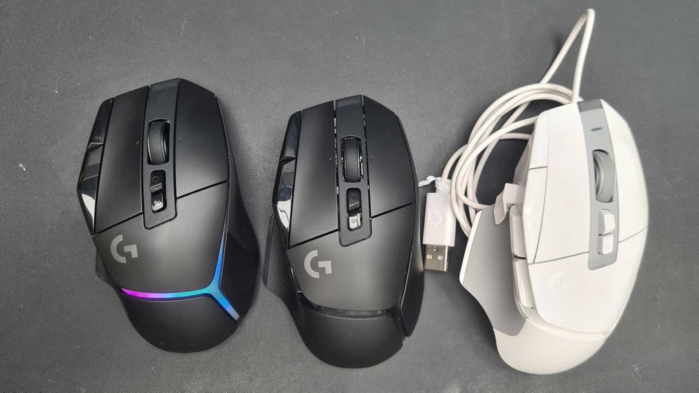 Геймърски мишки Logitech G502 X - трите варианта