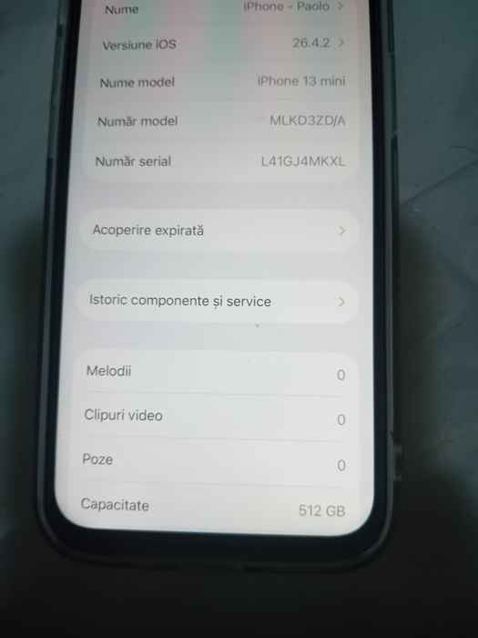 Iphone 13 mini roz 512GB plus o mulțime de acesori