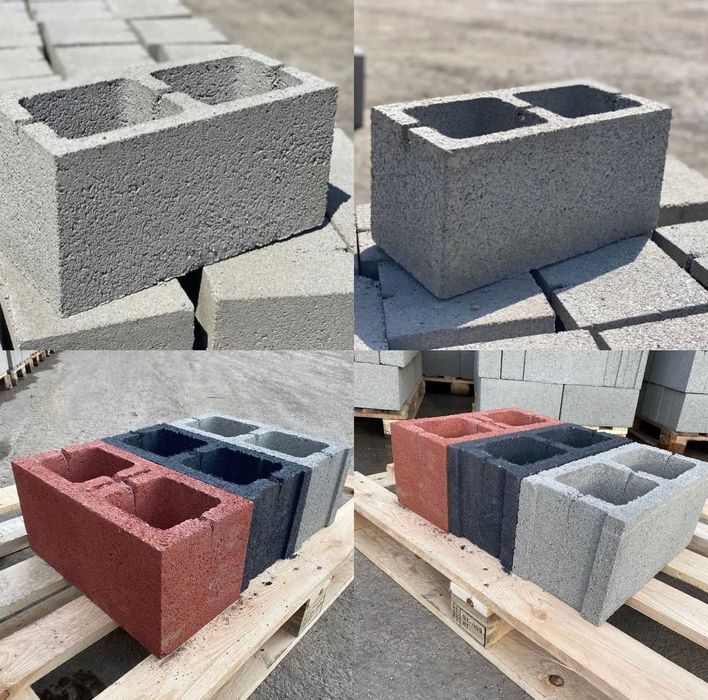 Шлакоблок сплиторные блок рванный