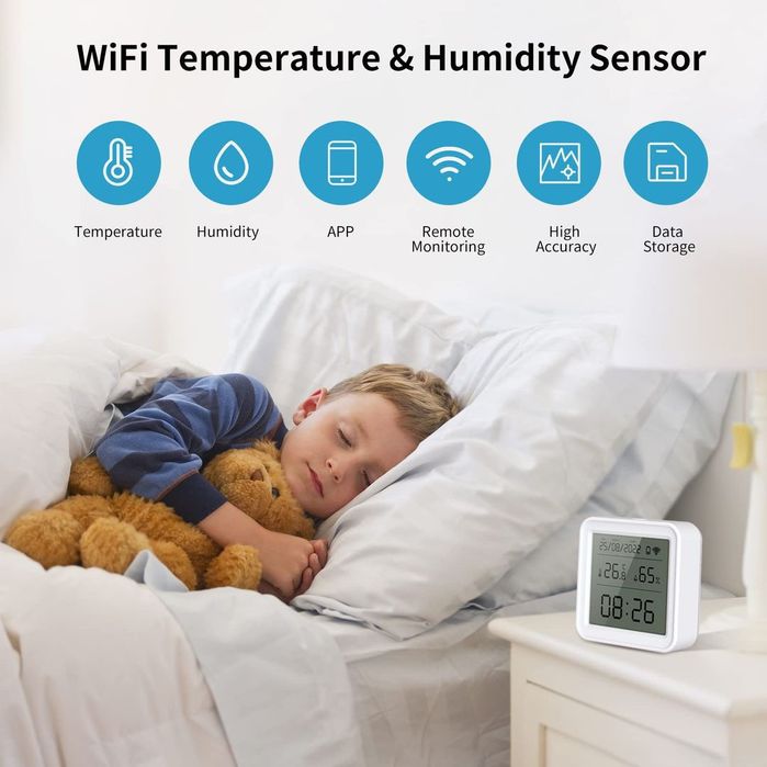 Termometru hidrometru wireless smart app