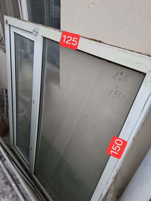 Окна б/у разные пластиковые
