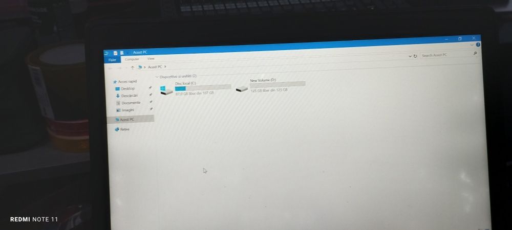 Laptop HP cu I7, 8 G RAM , memoria 250 g