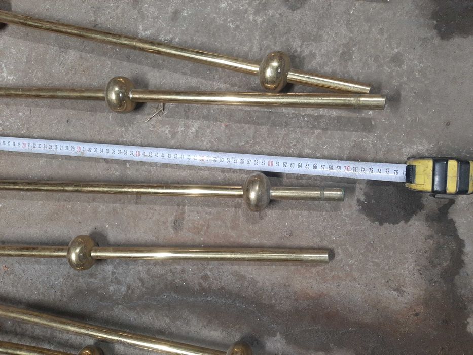 Парапет за тераса или стълбище от месинг