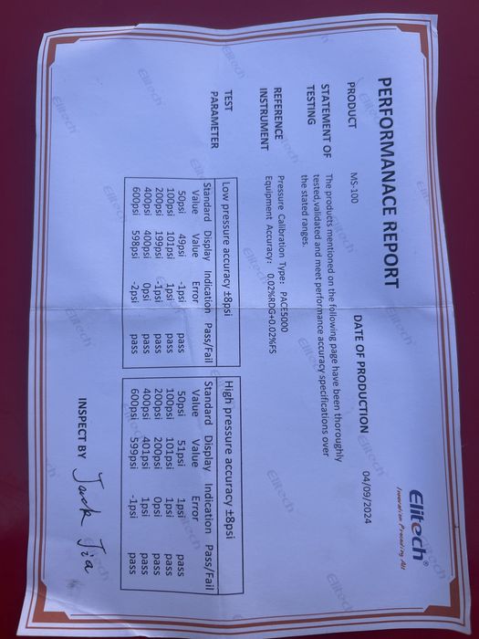 Цифровая манометр ELITECH  MS-100 для кондиционера холодильника