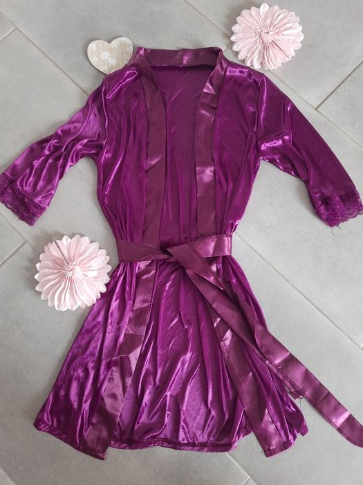 Halat scurt de satin NOU