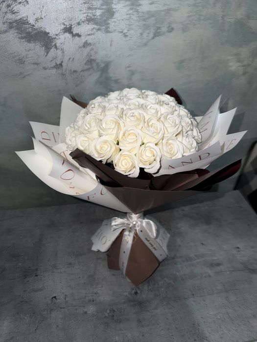 Buchet trandafiri din sapun