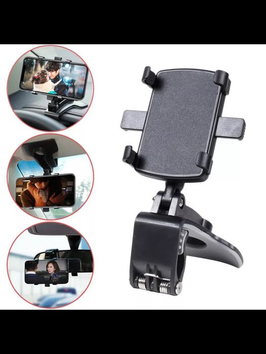 Авто держатель для телефона, выдвижной механизм, поворот 360