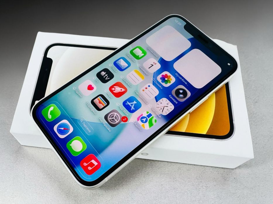 Apple iPhone 12 mini 256GB White 100% Батерия! Гаранция!