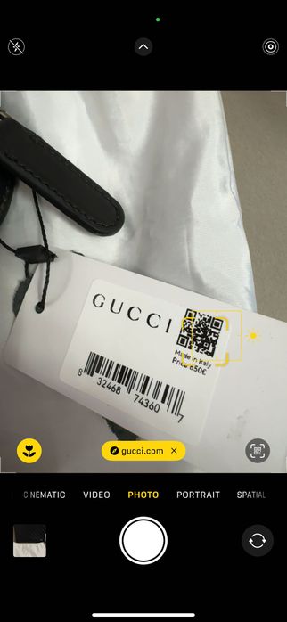 Промо:Gucci-Чисто нова оригинална мъжка чанта/клъч