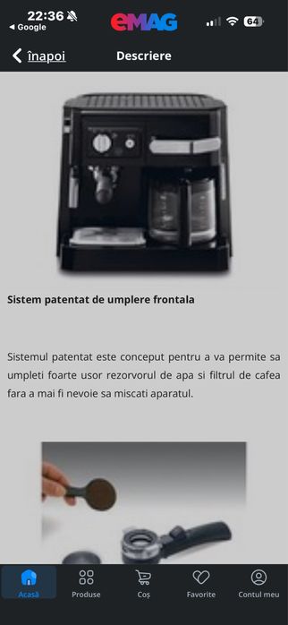 Espresor dublu de cafea