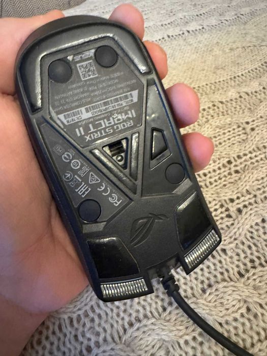 Mouse gaming ASUS ROG Strix Impact II, RGB, ambidextru, Negru