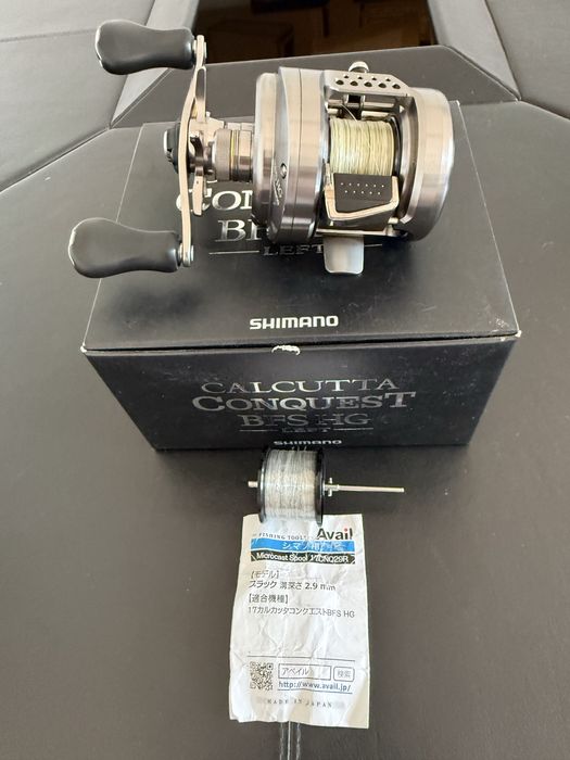Mulineta Shimano Calcutta Conquest BFS HG + Tambur AVAIL  - Model 2017