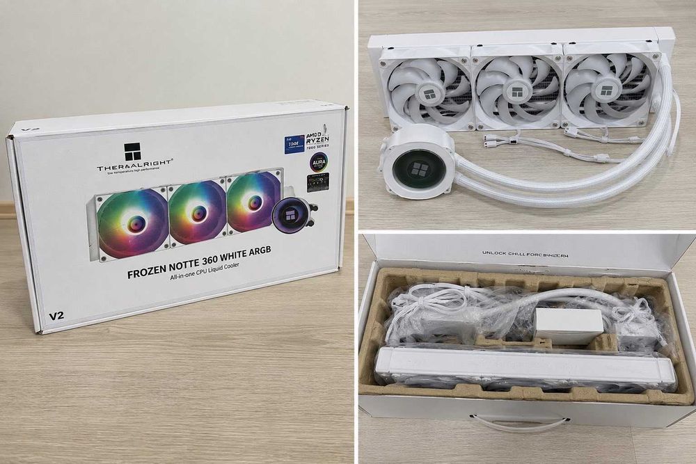 Termalright Frozen Notte 360 white ARGB водно ухлаждане V2