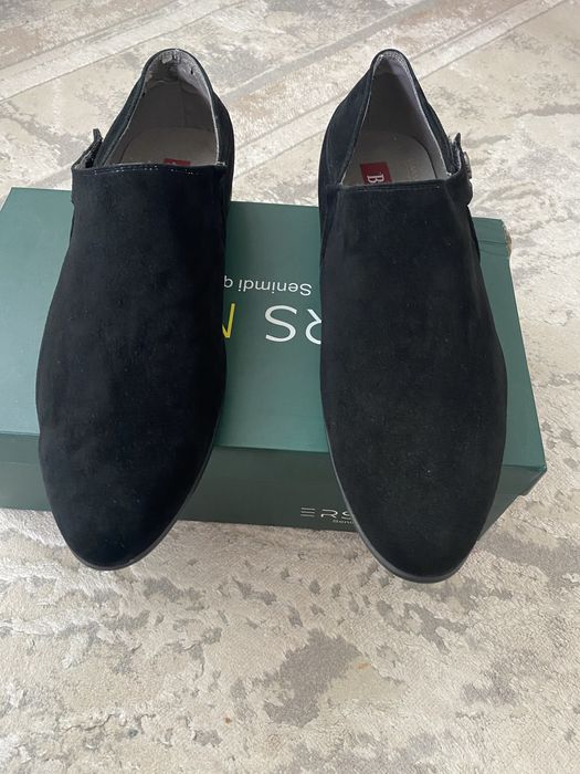 Туфли замшевые / новые