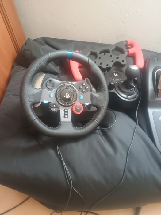 Пълен симерейсинг комплект Logitec G29 + shifter + F1 mod (Готов за ползване)