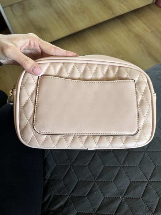 Дамска чантичка Chanel, бяла/черна/розова