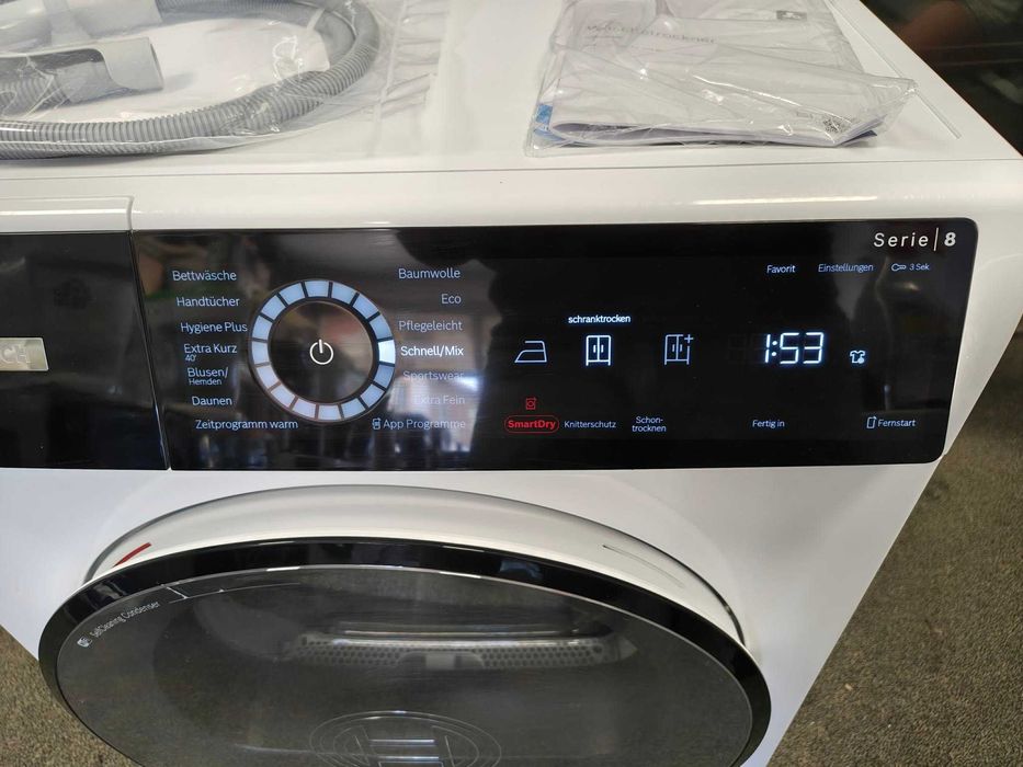 А+++ Чисто нова Сушилня с термопомпа Bosch-Бош 9 кг Серия 8 SelfCleaning Condenser