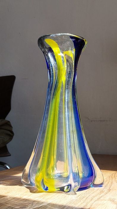 Vază de flori sticlă tip Murano