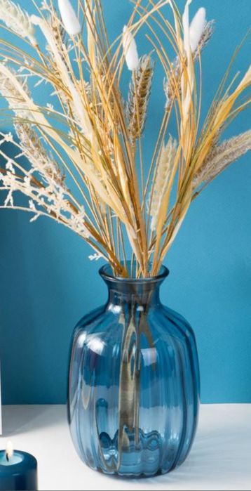 Ваза новая синяя