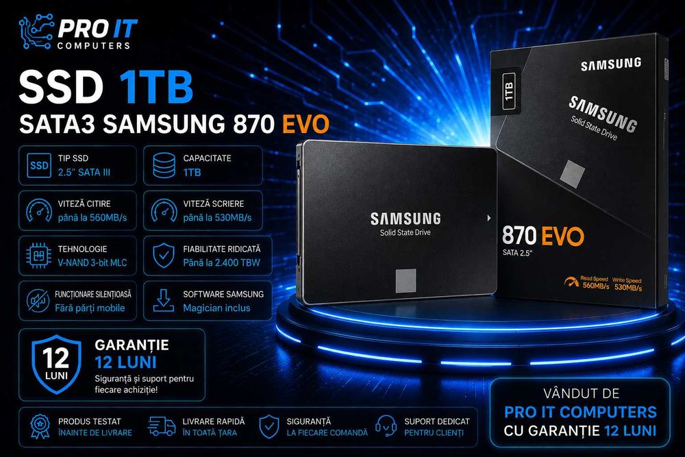 SSD 1TB Sata3 Samsung 870EVO