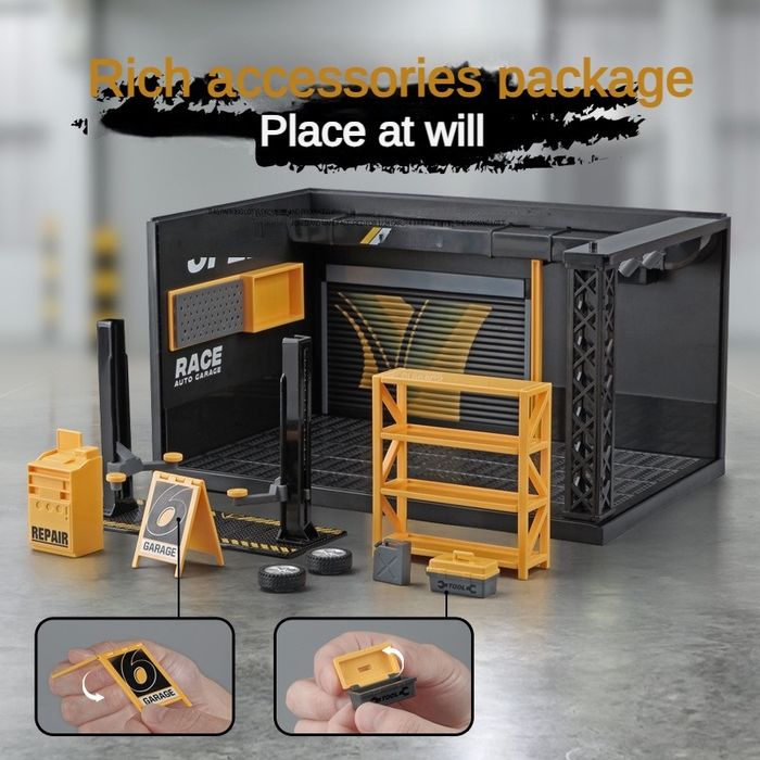 Мини гараж сервис для металлических машин масштабных - Доставка