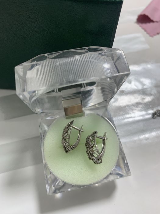 Серьги серебро 925 пробы продам