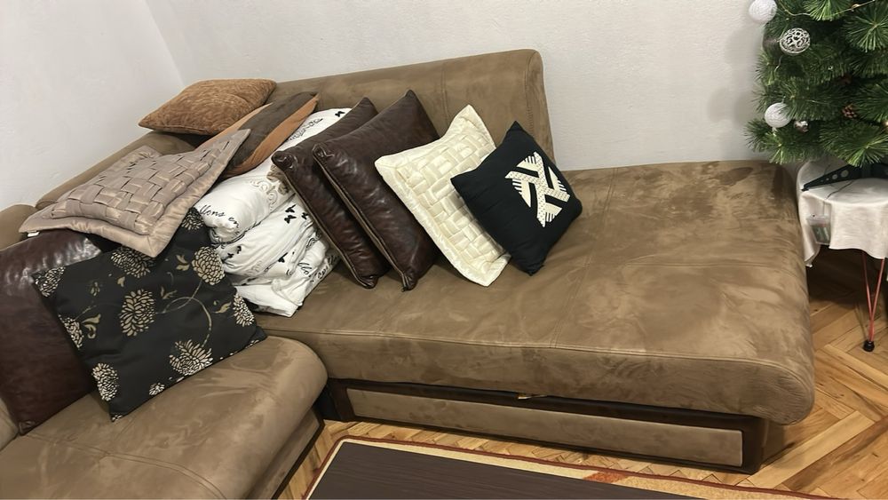 Диван холов 2,05/3,05м беж